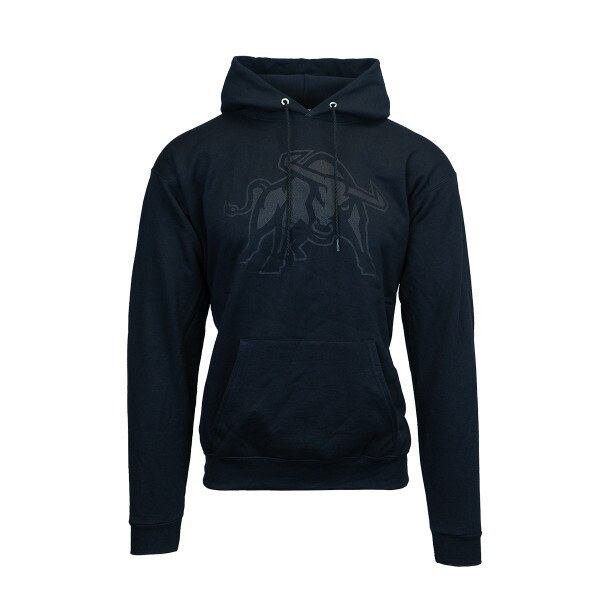 Aggie Bull, Black, Hoodie